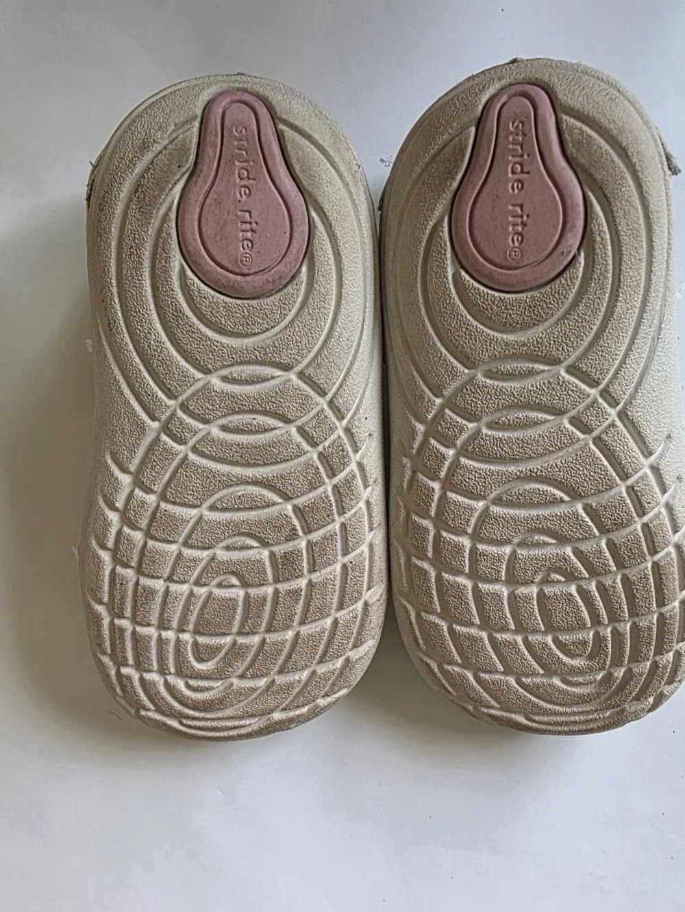 Stride Rite Cream Toddler Mary Jane Shoes